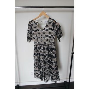 Maternity Navy Lace Dress, NWT, SM